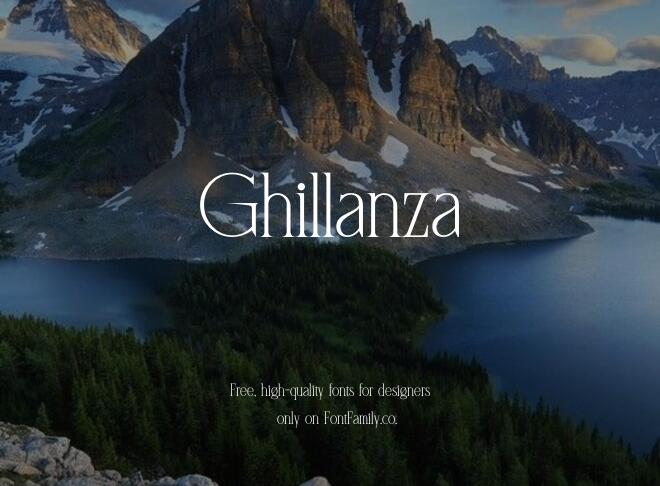 Ghillanza Font