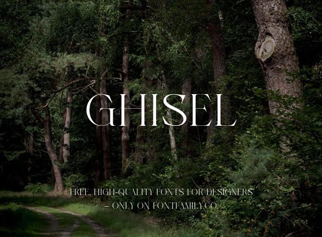Ghisel Font