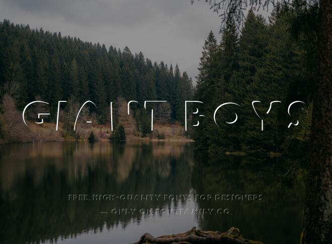 Giant Boys Font
