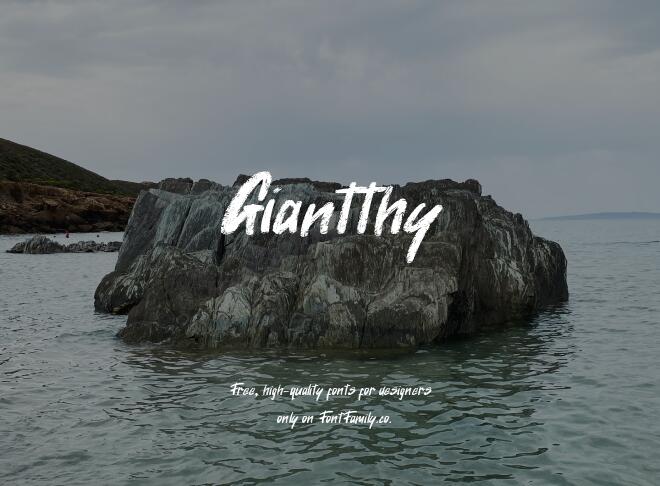 Giantthy Font