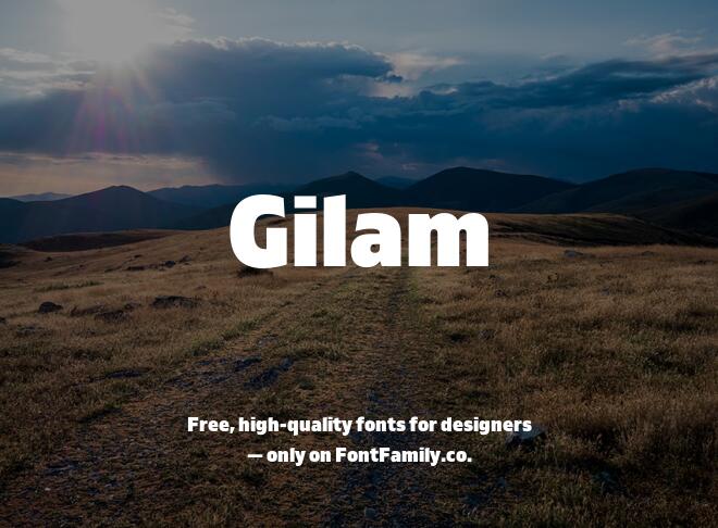 Gilam Font