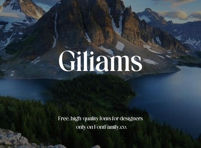 Giliams Font