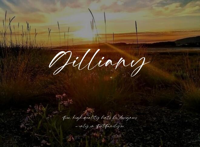Gilliany Font