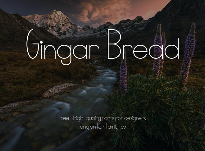 Gingar Bread Font