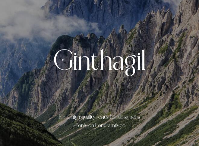 Ginthagil Font