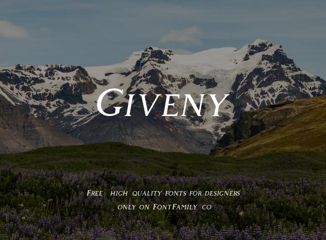 Giveny Font