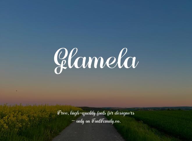 Glamela Font