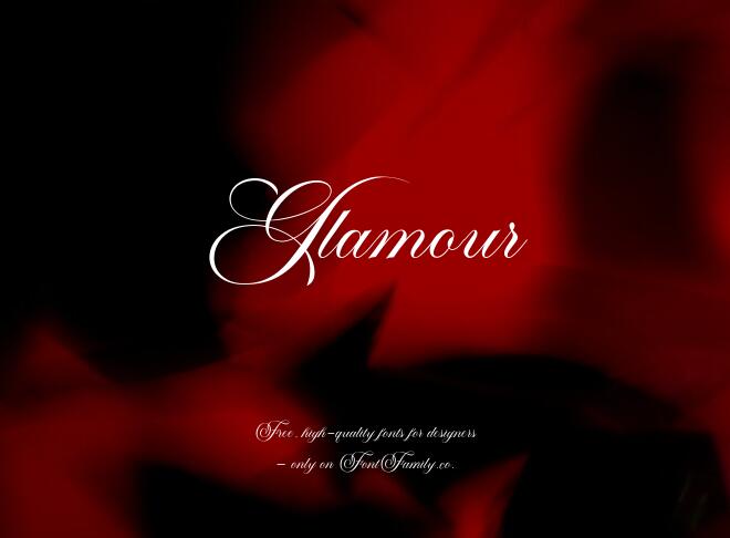Glamour Font