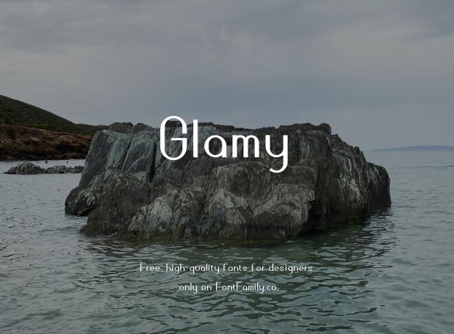 Glamy Font