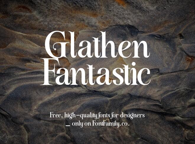 Glathen Fantastic Font