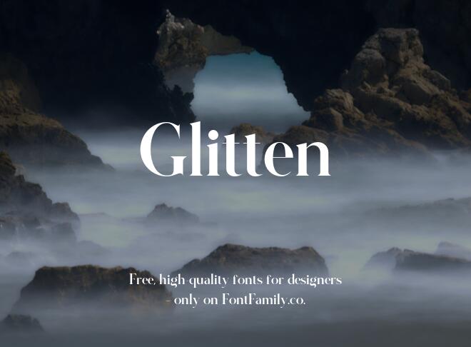 Glitten Font