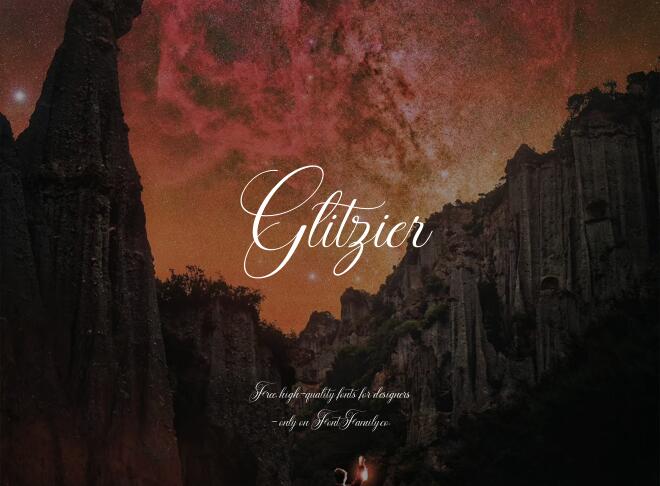 Glitzier Font