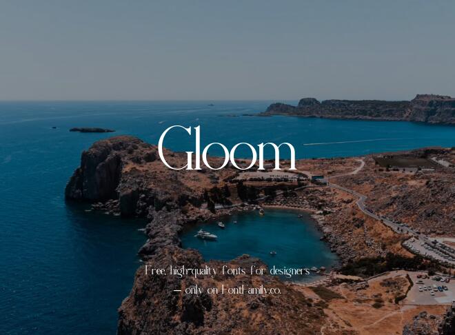 Gloom Font
