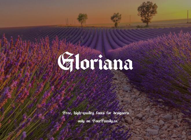Gloriana Font