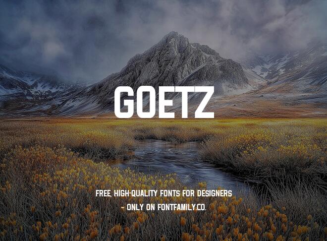 Goetz Font