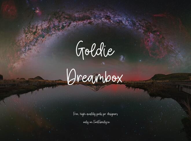 Goldie Dreambox Font