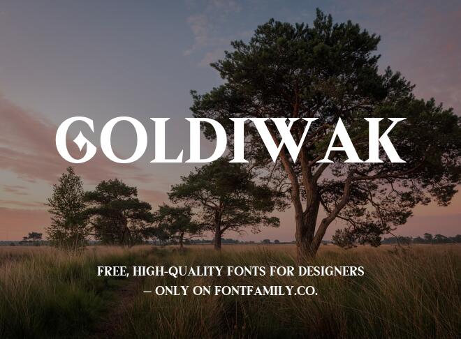 Goldiwak Font