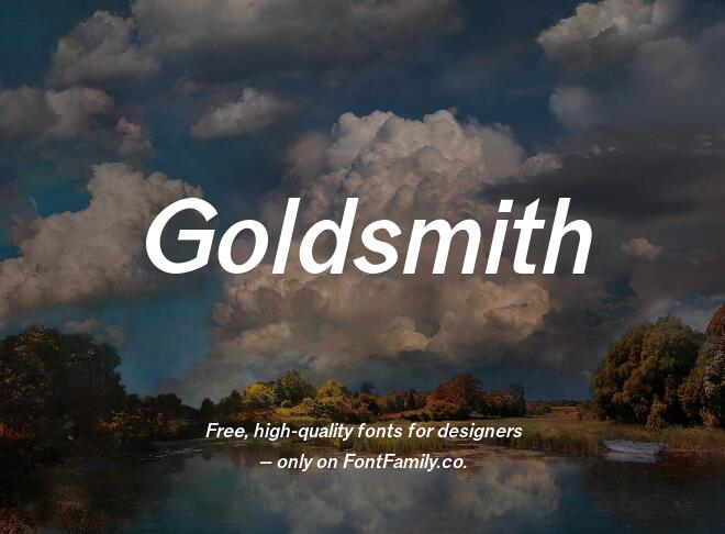 Goldsmith Font