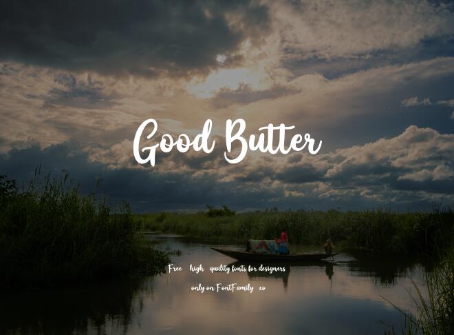Good Butter Font