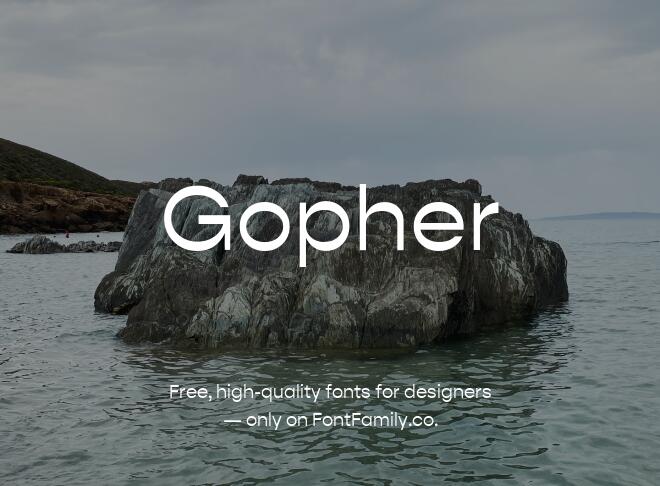 Gopher Font Family