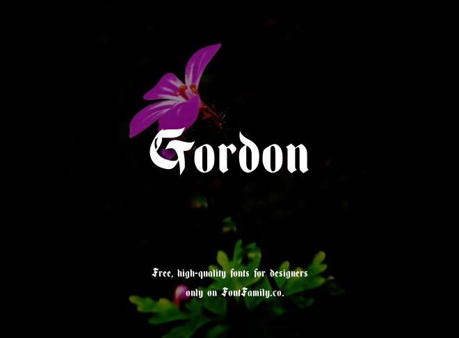 Gordon Font