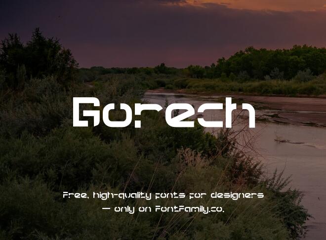 Gorech Font
