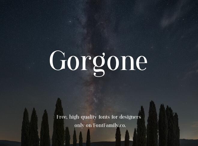 Gorgone Font