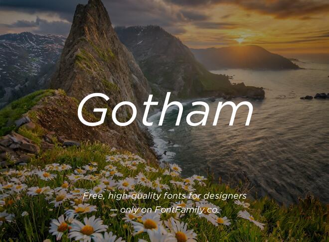 Gotham Font