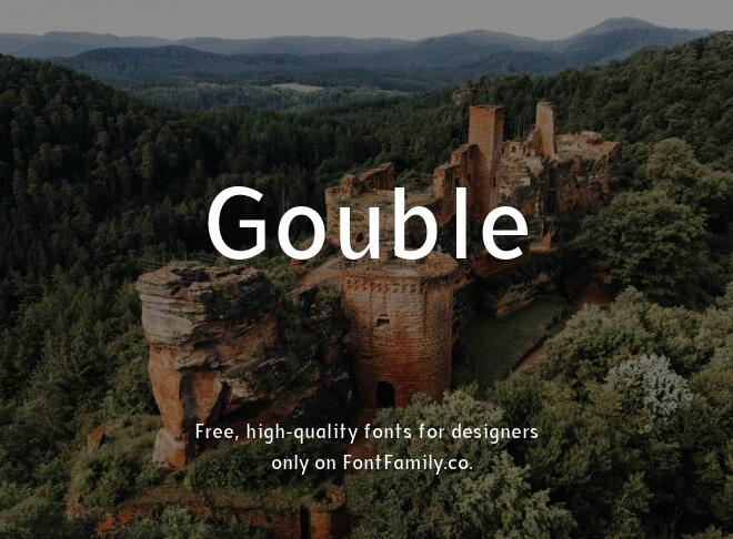 Gouble Font