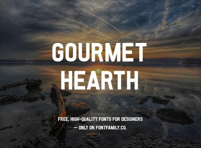 Gourmet Hearth Font