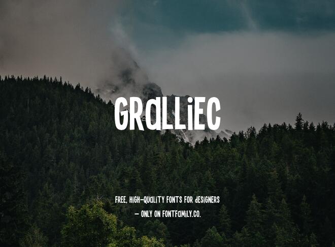 Gralliec Font