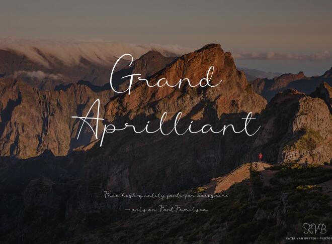 Grand Aprilliant Font