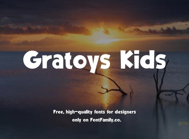 Gratoys Kids Font