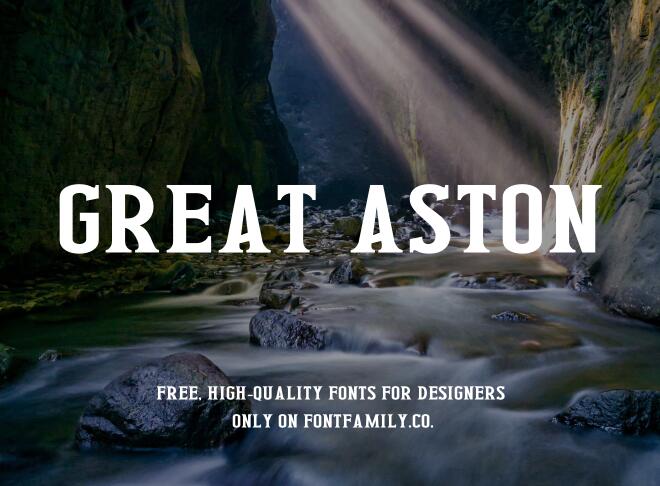 Great Aston Font