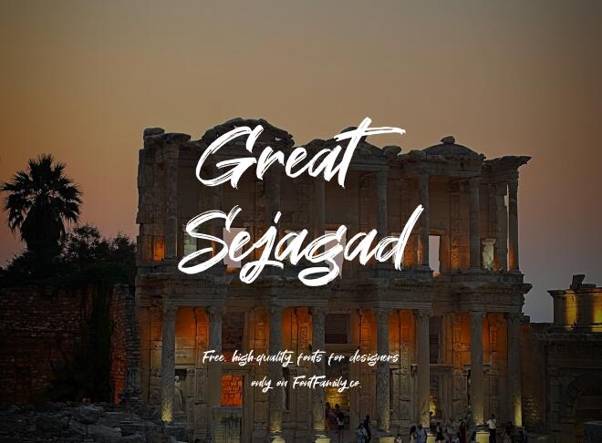 Great Sejagad Font