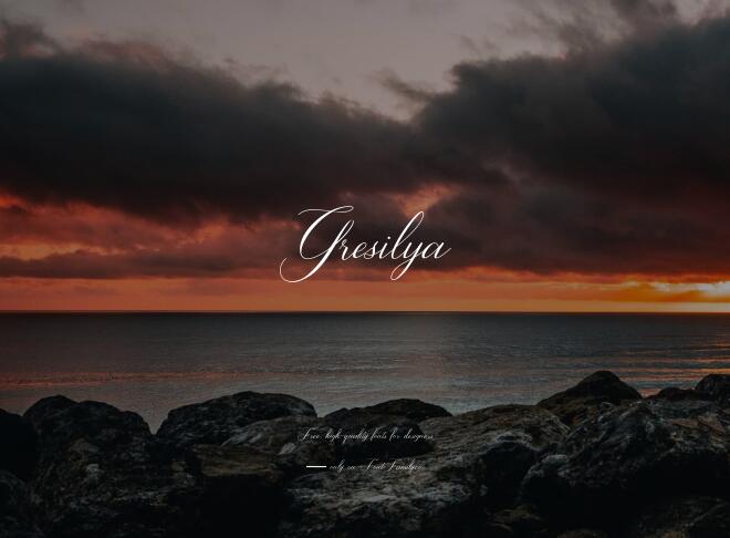 Gresilya Font