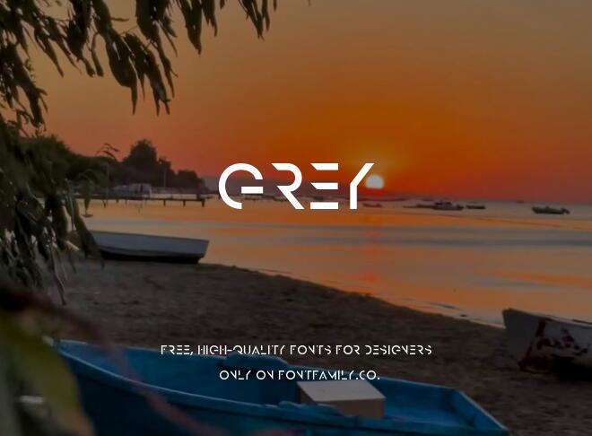 Grey Font