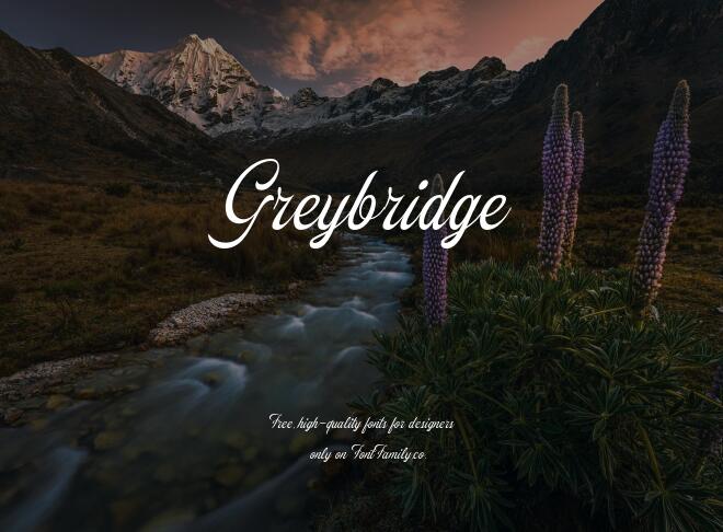 Greybridge Font