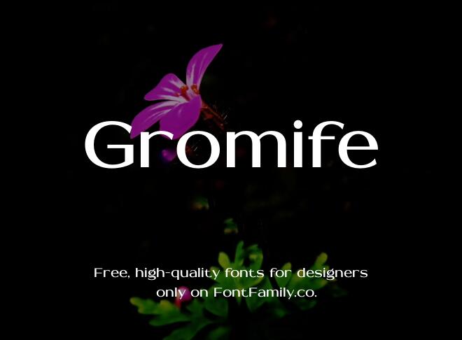 Gromife Font