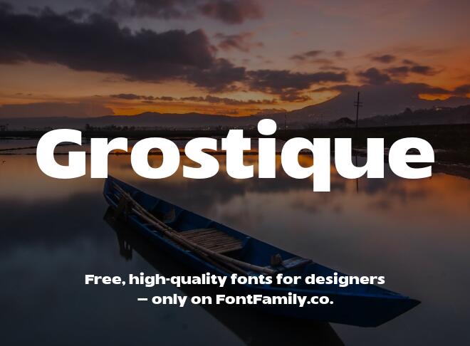 Grostique Font