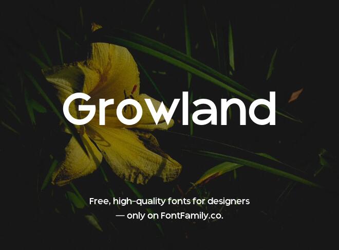 Growland Font