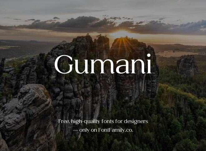 Gumani Font