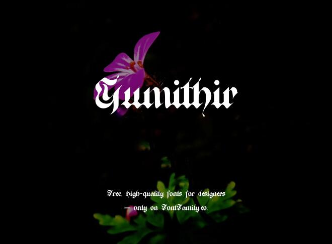 Gumithir Font