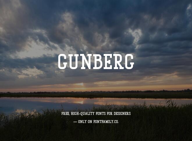 Gunberg Font
