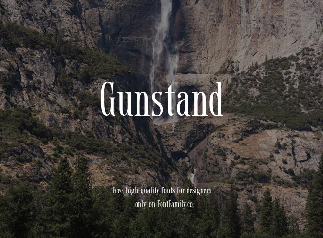 Gunstand Font