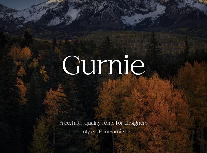 Gurnie Font