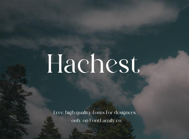 Hachest Font