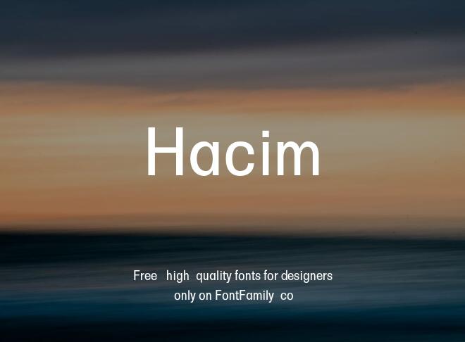 Hacim Font
