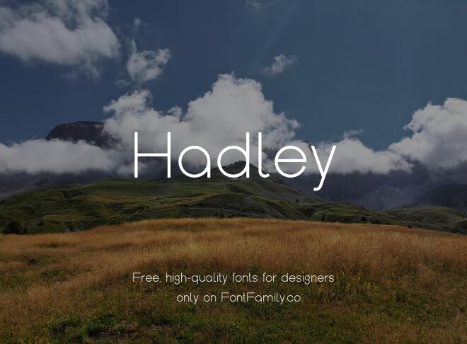 Hadley Font