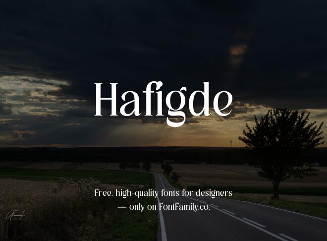 Hafigde Font